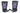 Lockable Restraint Bondage Paw Gloves | Black, Red & Purple — Pet Play Gear (view 4)