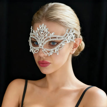Rhinestone Veil Mask — Bedroom Accessories (view 2)