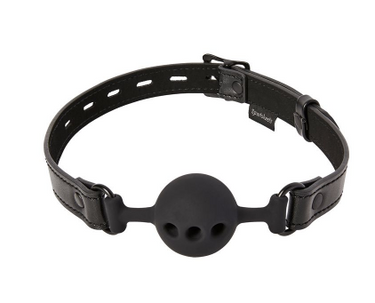 Saffron Adjustable Locking Breathable Ball Gag — BDSM Toys