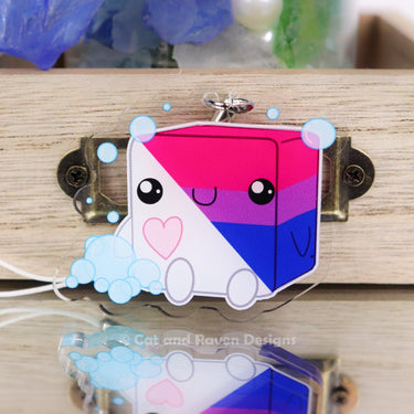 Soapy Buddy LGBTQ/Pride Flag Acrylic Keychain