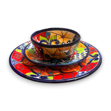 Talavera Dinnerware Set | Handmade Mexican Plates & Bowls — Bedroom Accessories