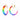 Rainbow Tie-Dye Lucite Hoops