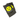 Black padded knee pads with yellow smiley face heart-eyes design, shown as a pair on white background.