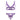 Two Piece Strappy Violet Harness Set