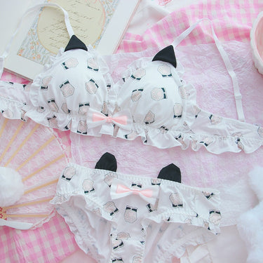 Cat Paw & Ears Underwear Set &mdash; Sissy Lingerie (view 3)