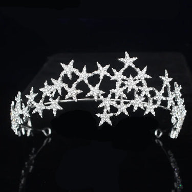 Crystal Star Tiara Crown Headband Hairpiece &mdash; Bedroom Accessories (view 4)
