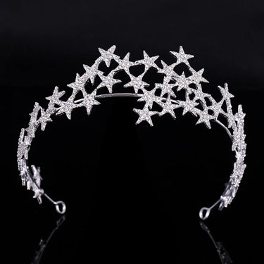 Crystal Star Tiara Crown Headband Hairpiece &mdash; Bedroom Accessories (view 3)