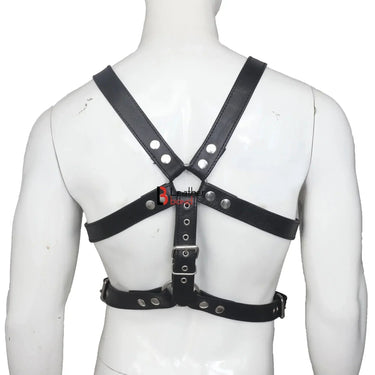 Double Folded Leather Harness &mdash; BDSM Toys (view 3)