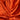 Tomato red organic silk hair bonnet close-up texture detail.