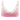 Pink satin sissy bra with scalloped white lace trim front view.
