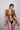 Sequined Shoulder Pad Tuxedo Leotard & Stage Performance Costume