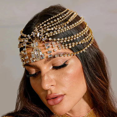 Crystal Chain Hair-Headpiece &mdash; Bedroom Accessories (view 2)