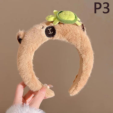 Cute Capybara Plush Headbands &mdash; ABDL & Littles (view 4)