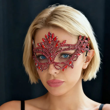 Rhinestone Veil Mask &mdash; Bedroom Accessories (view 3)