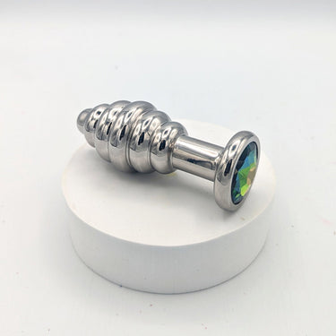 Anal Plug – Jeweled Butt Plug – Stainless Steel – Beehive