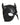 Black faux leather bat cat hood mask with pointed ears and open face cutout