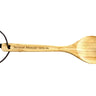 Engraved Bamboo Heart-Shaped Spoon with Leather Wrist Strap &mdash; Impact Play