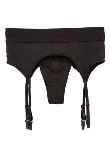 Elegant Thong with Garter Harness &mdash; Sissy Lingerie (view 2)