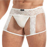 Men's Lace and Mesh Garter Panty &mdash; Sissy Lingerie (view 3)
