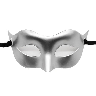 Masquerade Half Face Mask | Elegant Black & White Retro Design &mdash; Bedroom Accessories (view 4)