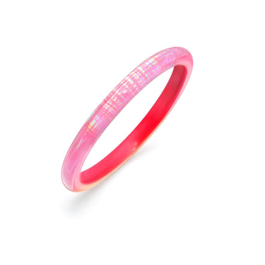 Sparkling Lucite Slip-On Bangle