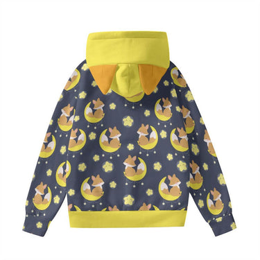 Foxy Lullaby Ears Hoodie &mdash; ABDL & Littles (view 2)