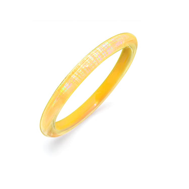Sparkling Lucite Slip-On Bangle